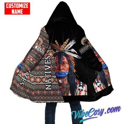 Customized Name Native American 3D All Over Printed Unisex Shirts
