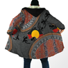 Custom name Aboriginal dots Zip pattern 3D design printed Cloak