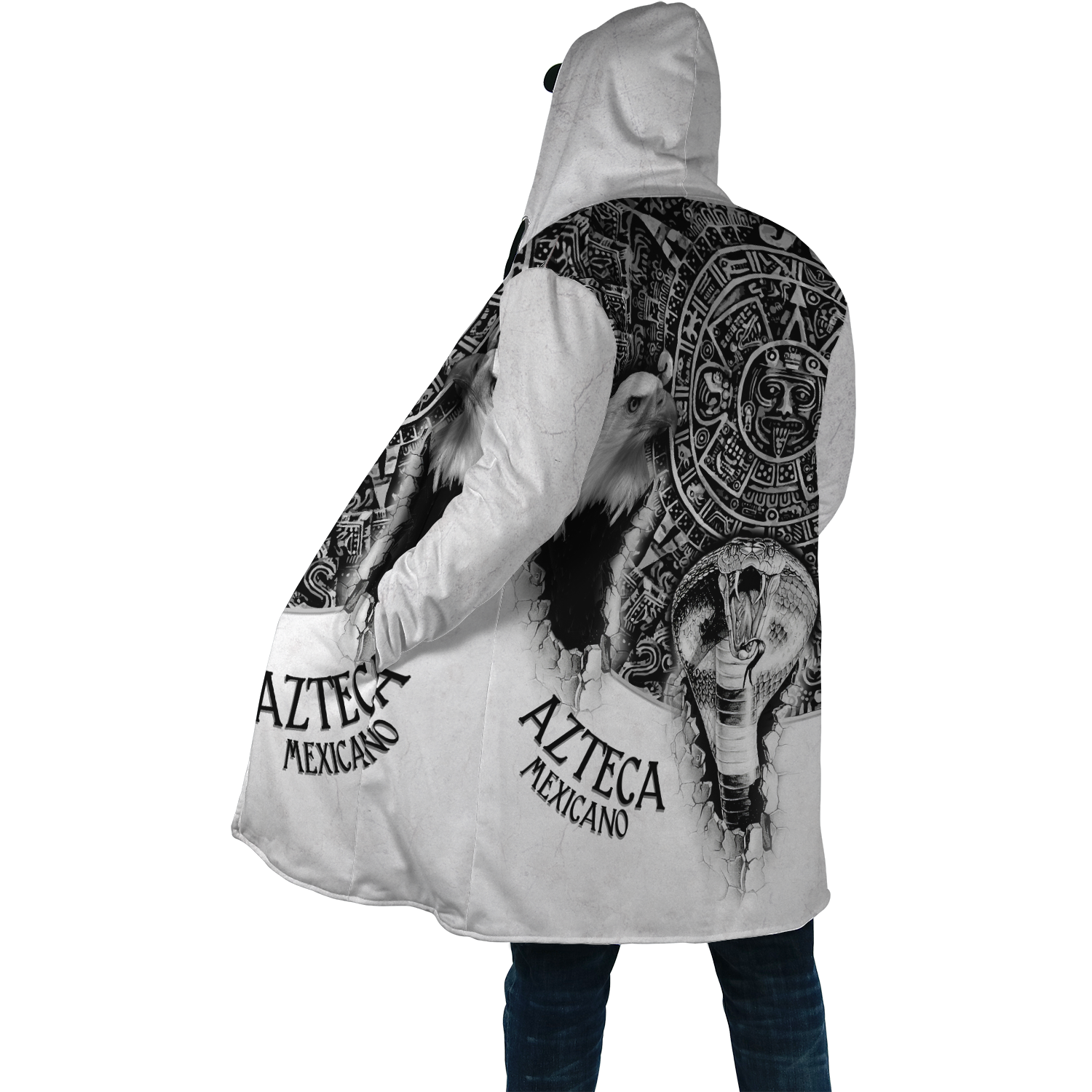 Azteca Mexicano 3D All Over Printed Unisex Hoodie