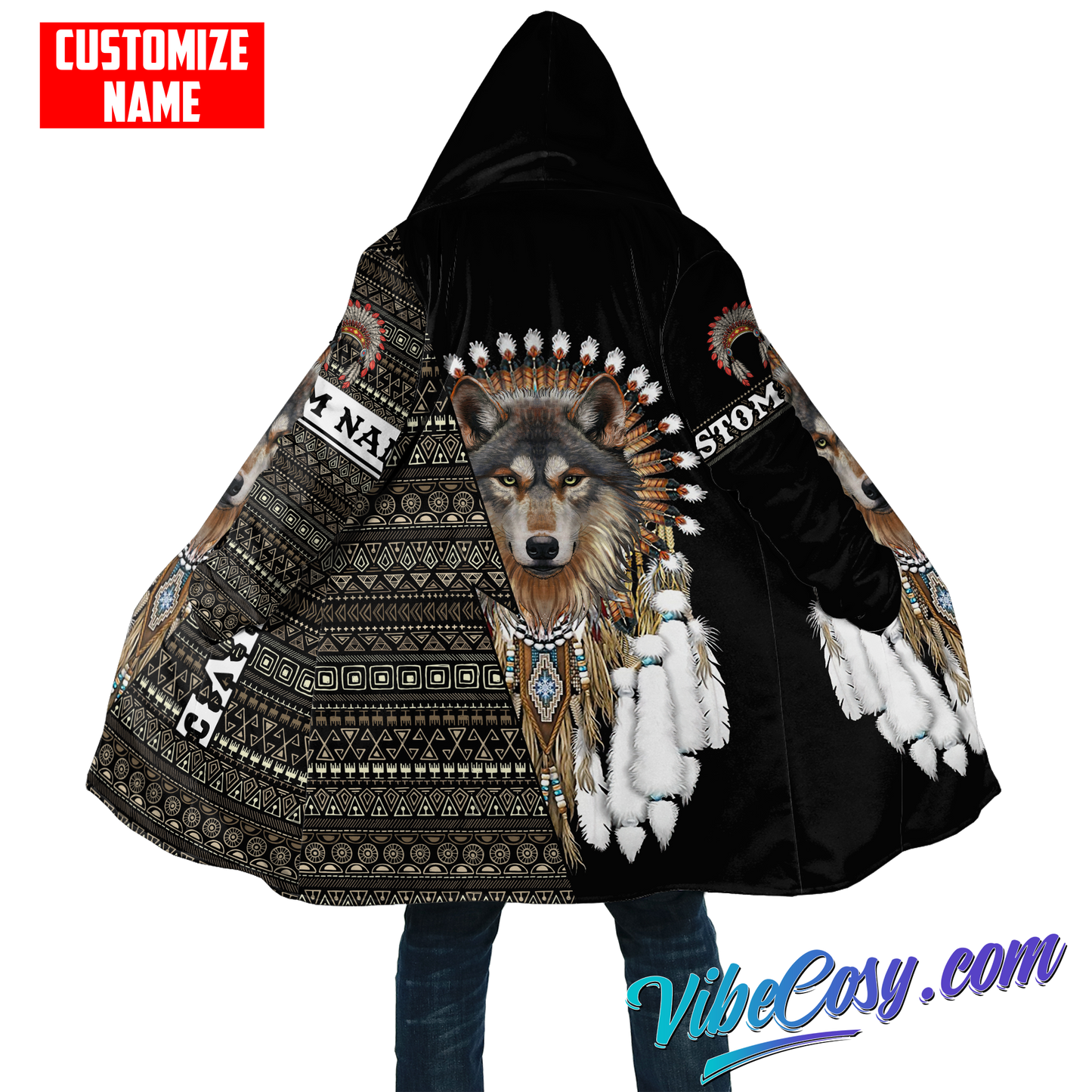 Customized Name Native American 3D All Over Printed Unisex Shirts