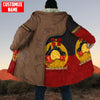 Custom name Totem Pattern Proud to be Aboriginal Flag 3D design printed Cloak