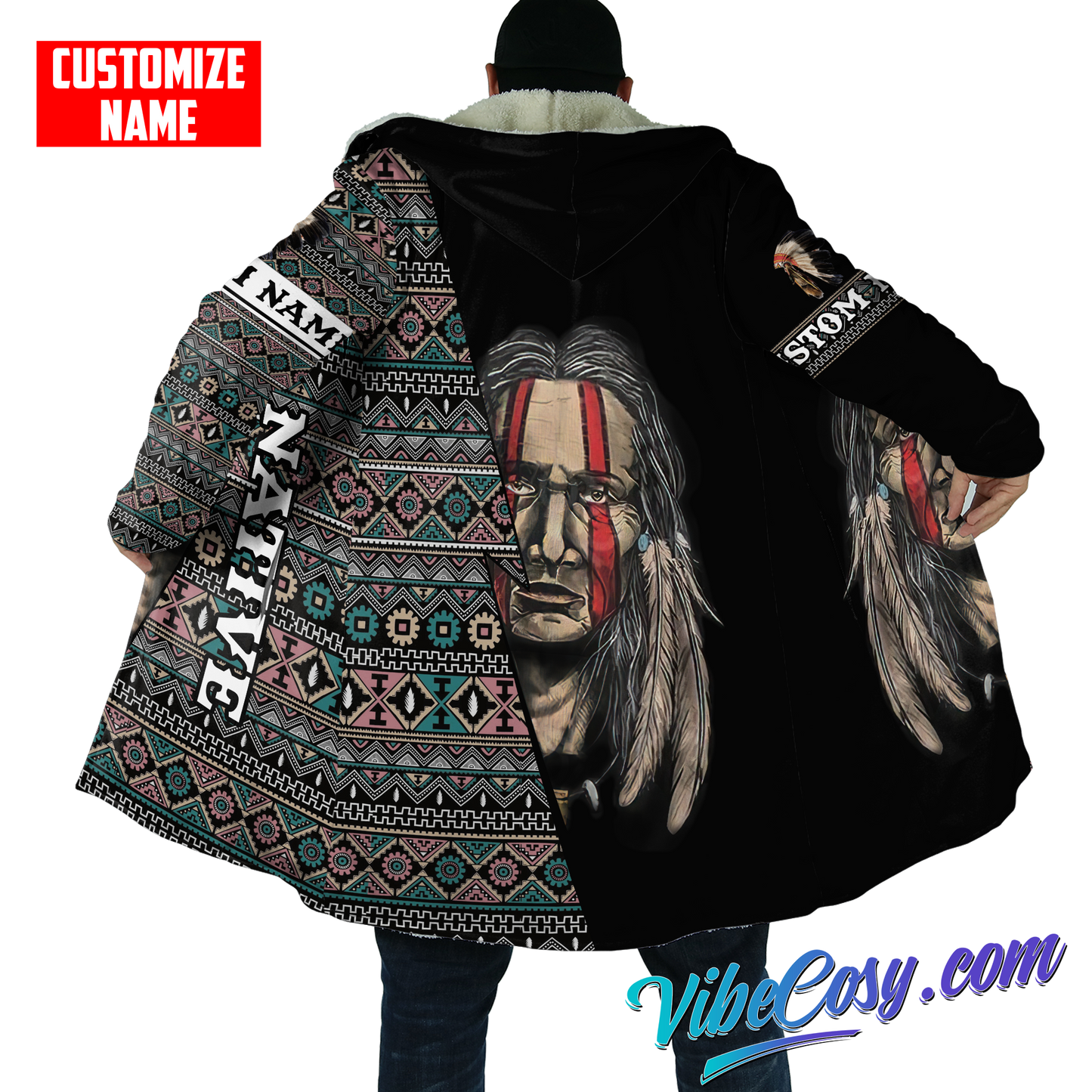Customized Name Native American 3D All Over Printed Unisex Shirts