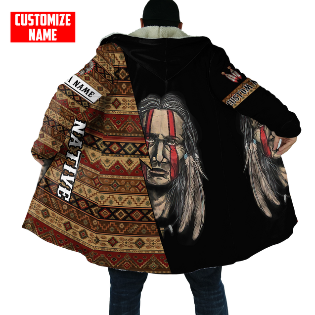 Customized name Native American 3D All Over Printed Unisex Shirts