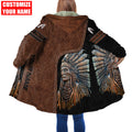 Customized Name Native American 3D All Over Printed Legging + Cloak