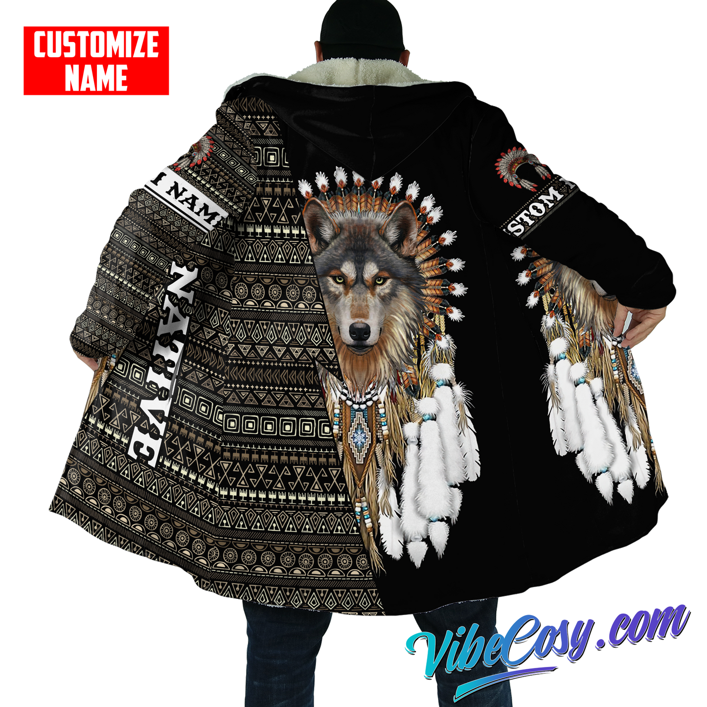 Customized Name Native American 3D All Over Printed Unisex Shirts
