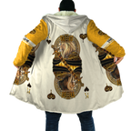 Yellow Alpha King Heart Lion  3D All Over Printed Unisex Shirts