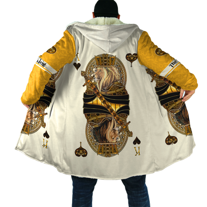 Yellow Alpha King Heart Lion  3D All Over Printed Unisex Shirts