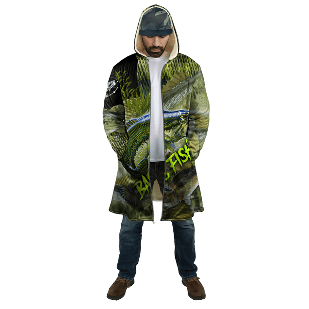 Bass fishing on skin 3D print fishing shirt for men and women