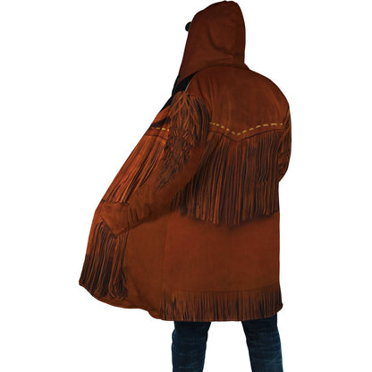 Native Cowboy Jacket No23 Cosplay 3D Over Printed Unisex Deluxe Hoodie ML