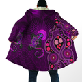 Aboriginal Purple The Lizard and The Sun Cloak Shirts