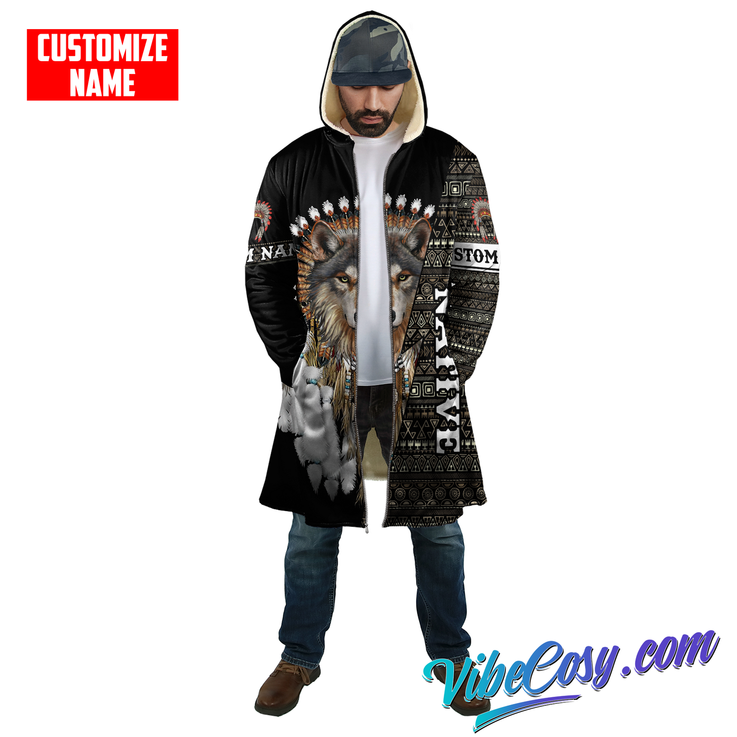 Customized Name Native American 3D All Over Printed Unisex Shirts