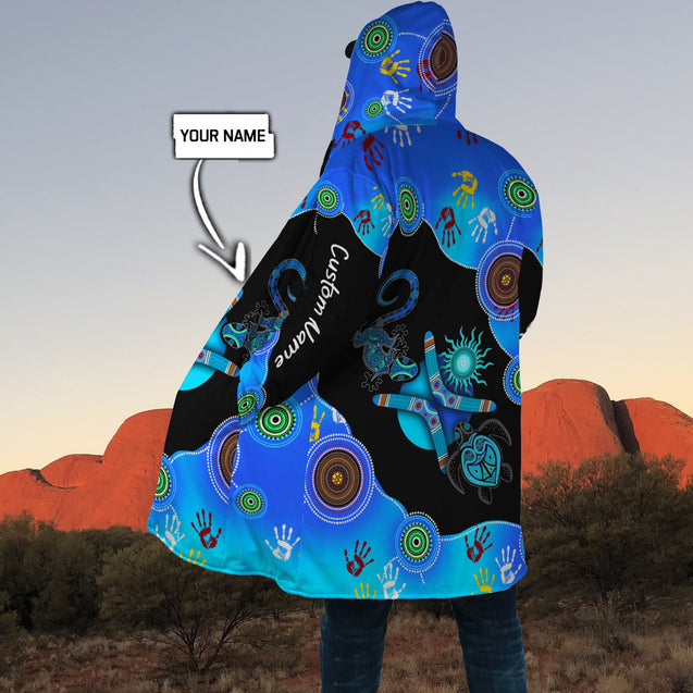 Custom name Aboriginal Naidoc Week 2021 Blue Turtle Lizard shirts