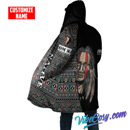 Customized Name Native American 3D All Over Printed Unisex Shirts