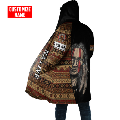Customized name Native American 3D All Over Printed Unisex Shirts