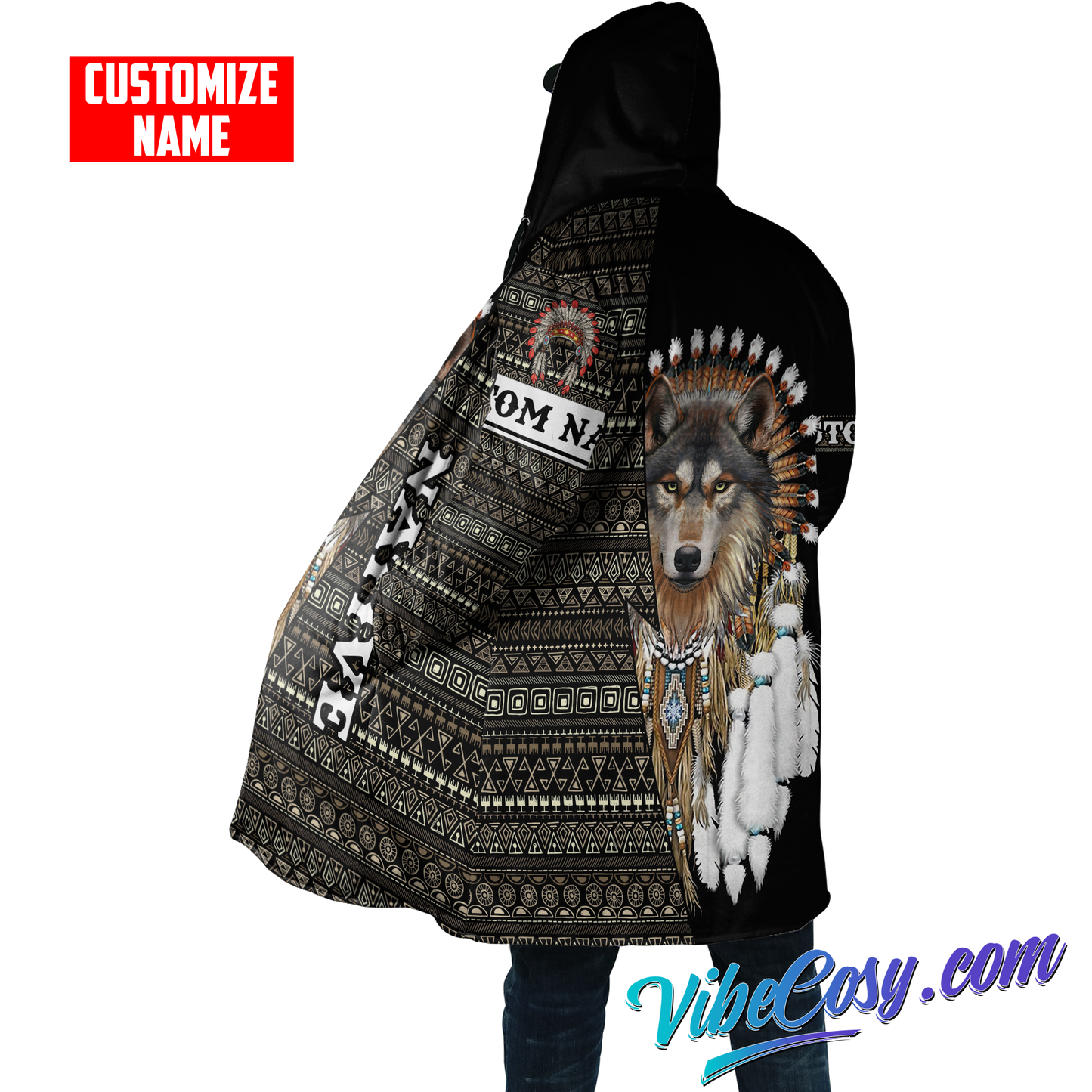 Customized Name Native American 3D All Over Printed Unisex Shirts
