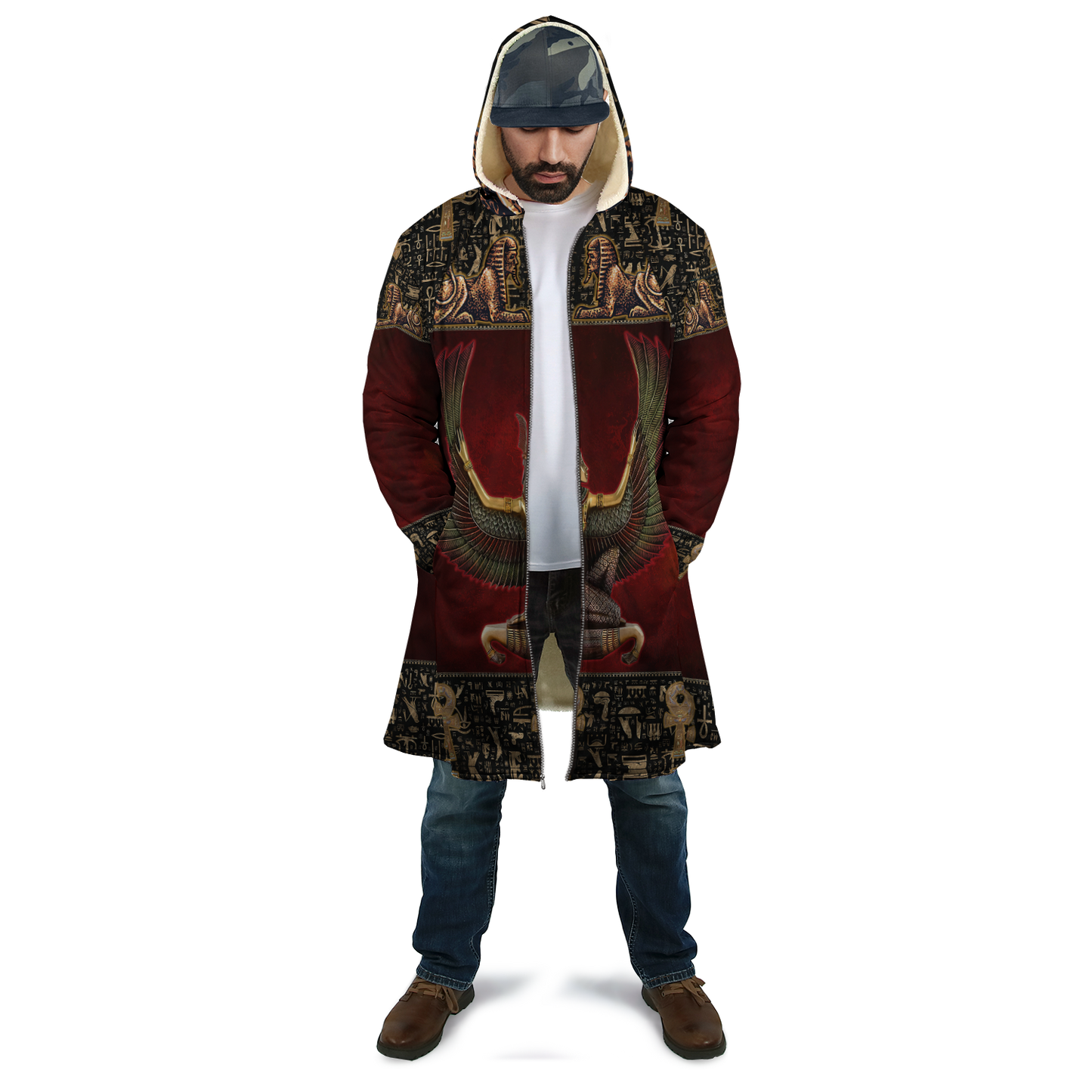 Egyptian Ancient Beautiful Queen Egyptian 3D printed Coat