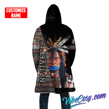 Customized Name Native American 3D All Over Printed Unisex Shirts