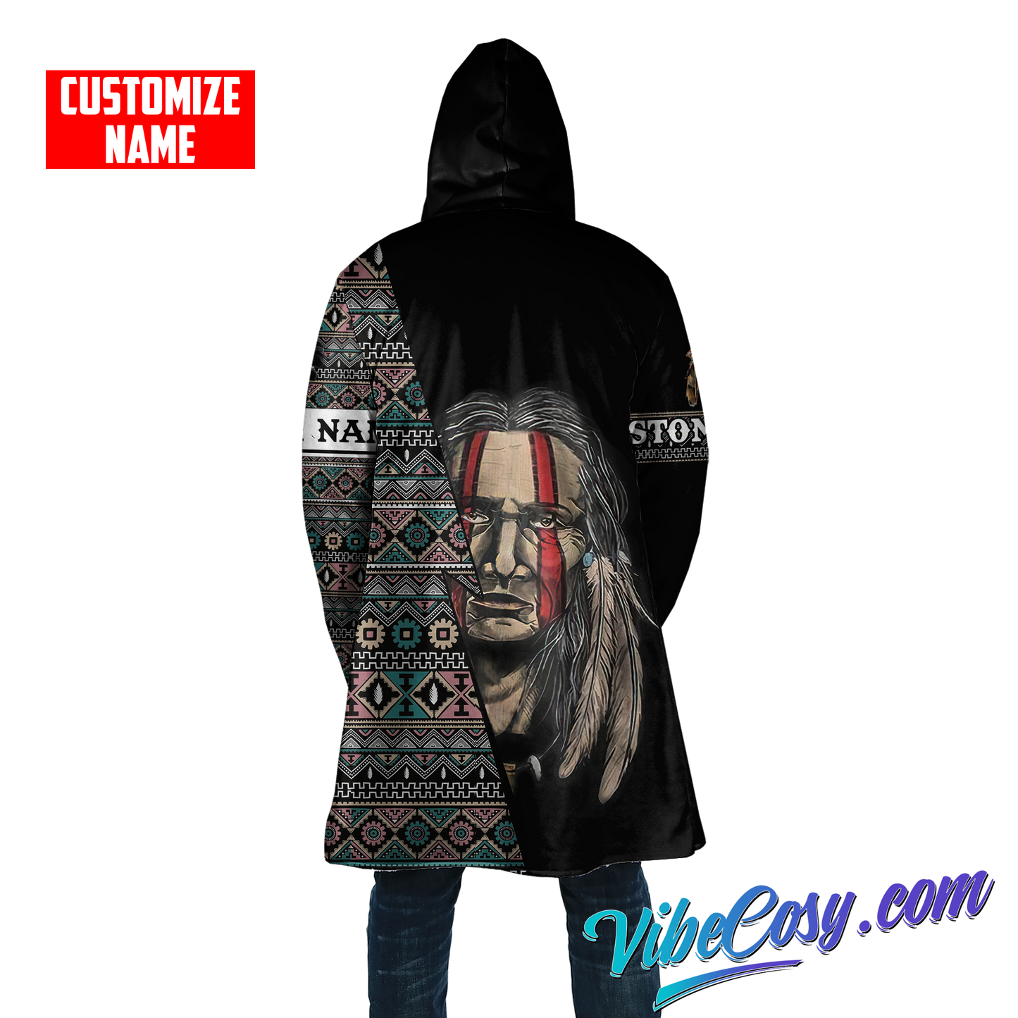 Customized Name Native American 3D All Over Printed Unisex Shirts