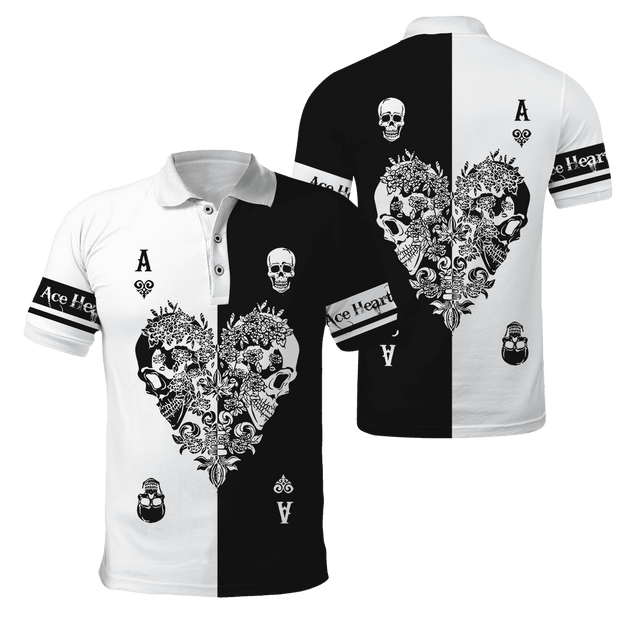 Ace Heart 3D All Over Printed Unisex Shirts