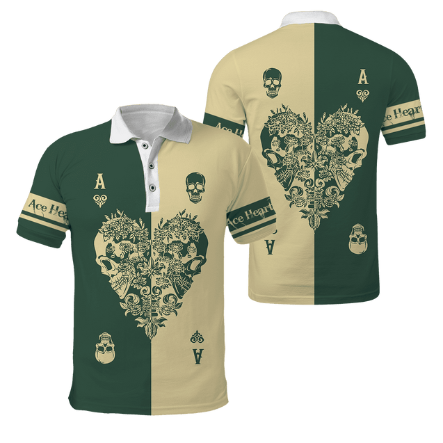 Ace Heart 3D All Over Printed Unisex Shirts