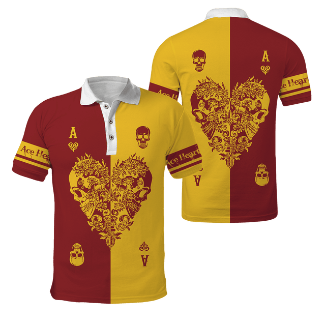 Ace Heart 3D All Over Printed Unisex Shirts