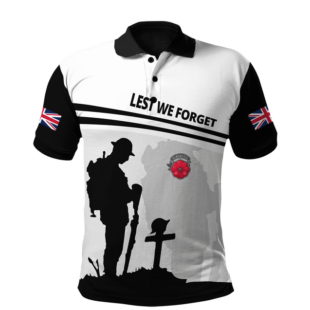 Lest we forget old man UK veteran 3D printed shirts