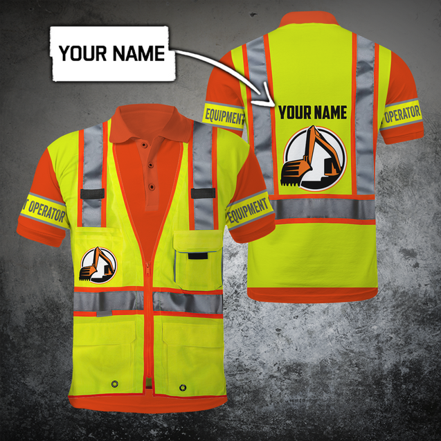 Customize Name Heavy Equipment Operator 3D All Over Printed Unisex Shirts