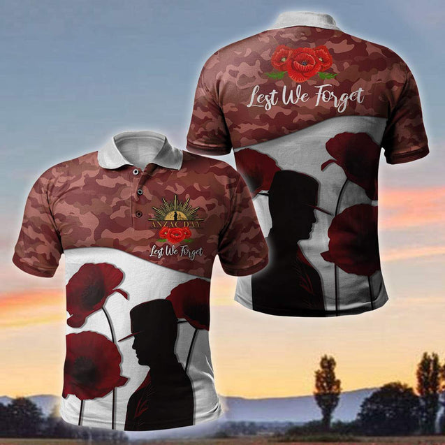 Premium Anzac Day Lest We Forget 3D Printed Unisex Shirts TN HHT06042104