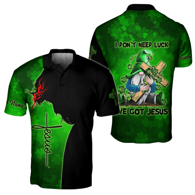 Irish Jesus 3D All Over Printed Unisex Shirts For Men And Women