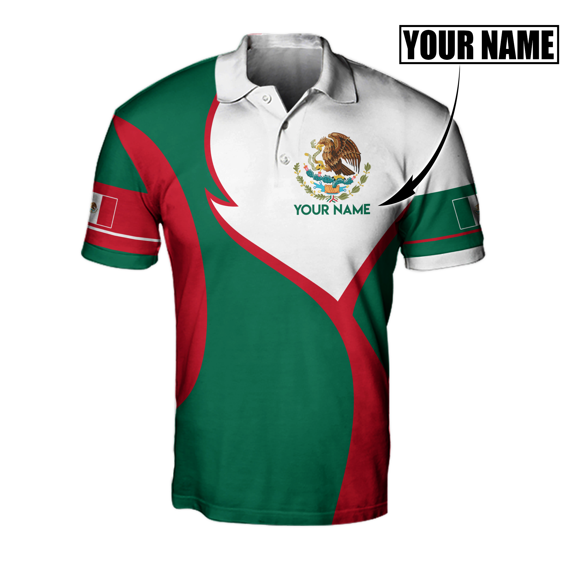 Mexico Hoodie Perionalized 3D All Over Printed Hoodie Shirts