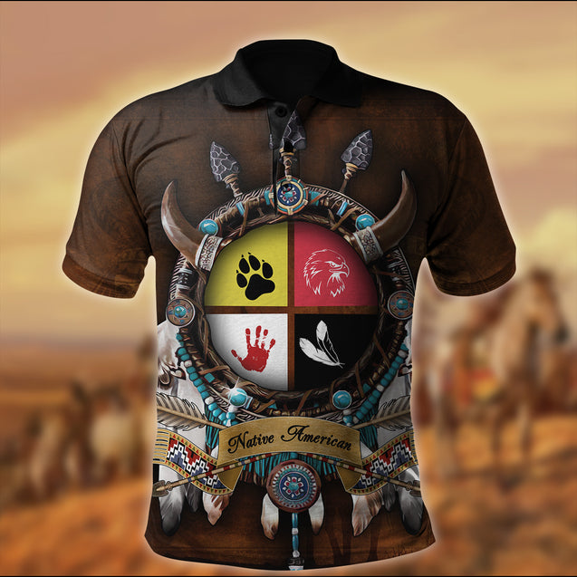 Native American 3D All Over Printed Unisex Shirts