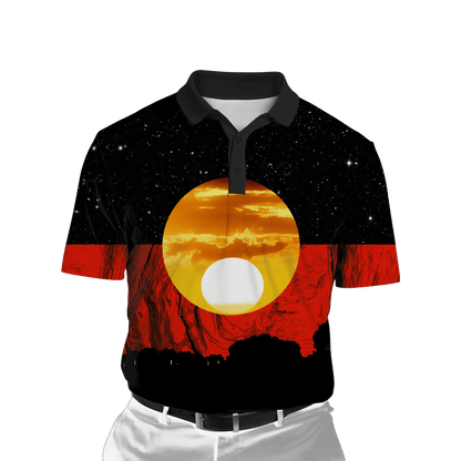 Australia Koori Kangaroo Aboriginal Flag 3D printed summer shirts