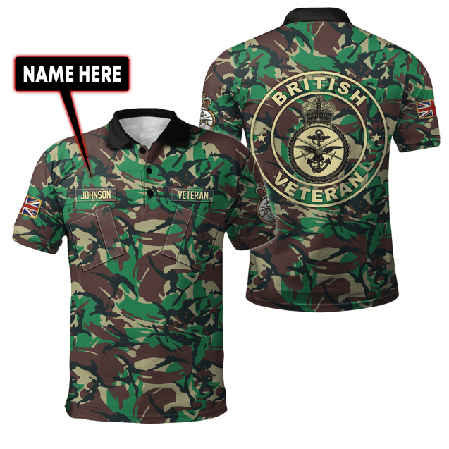 Custom Name XT British Armed Forces 3D Printed Shirts