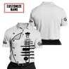 Summer Collection- Customized Name Chef 3D All Over Printed Unisex Shirts