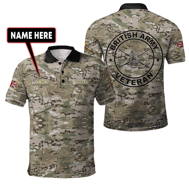 Custom Name XT British Armed Forces 3D Printed Shirts