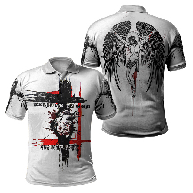 Believe in God and in Yourself Jesus 3D All Over Printed Unisex Shirts