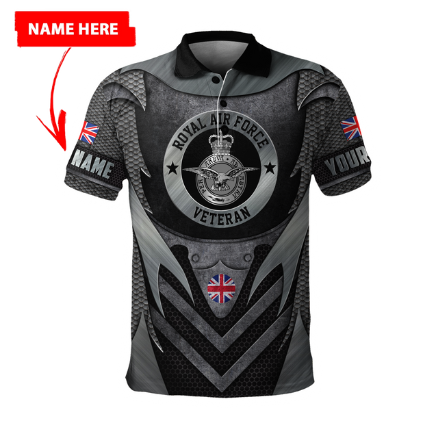 Custom Name XT Royal Air Force Army 3D Printed Shirts Pi13042106