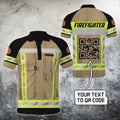 Customize QR Code Firefighter Hoodie For Men And Women MH17022101