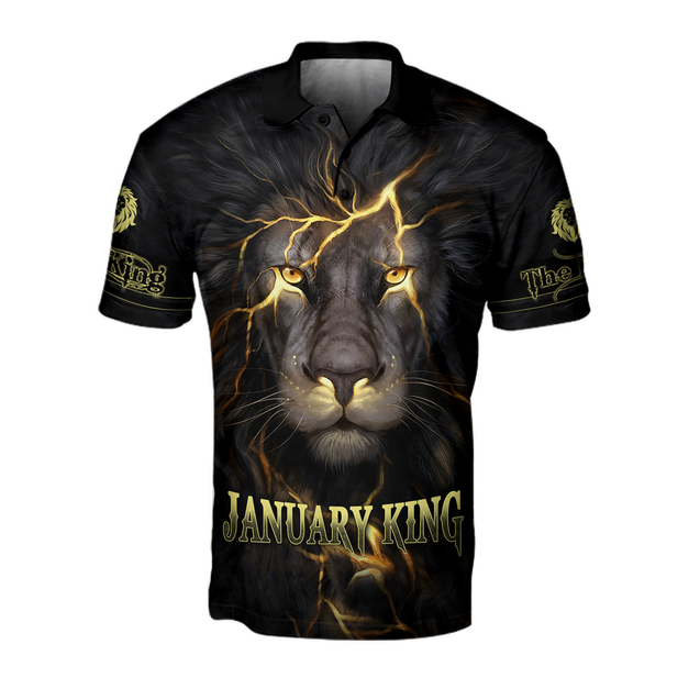 January Lion 3D All Over Printed Unisex Shirts Pi21012113