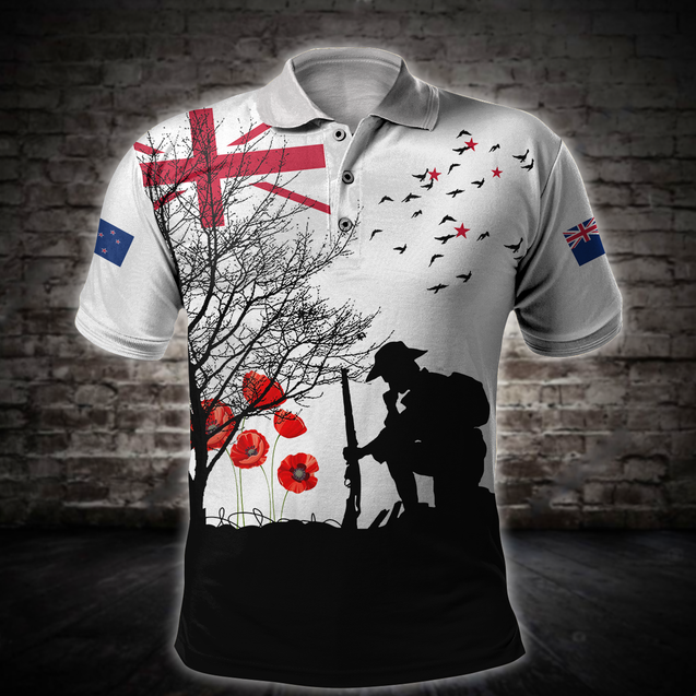 Premium Anzac Day New Zealand 3D Printed Unisex Shirts TN