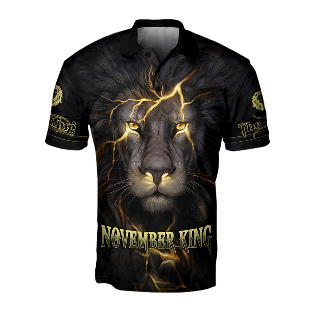 November Lion 3D All Over Printed Unisex Shirts Pi21012111