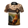 Rooster 3D Printed Unisex Shirts Pi15042105