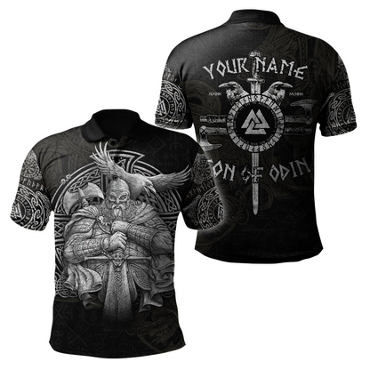Customized Name Viking 3D All Over Printed Unisex Shirts