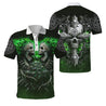 Irish Skull 3D All Over Printed Shirts For Men and Women