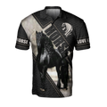 Black Horse 3D All Over Printed Hoodie Pi112058XT
