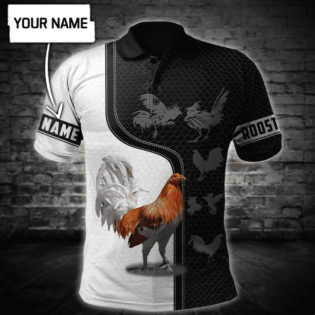 Personalized Rooster 3D Printed Unisex Shirts DD24042105