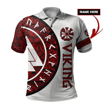 Customized Name Viking 3D All Over Printed Unisex Shirts