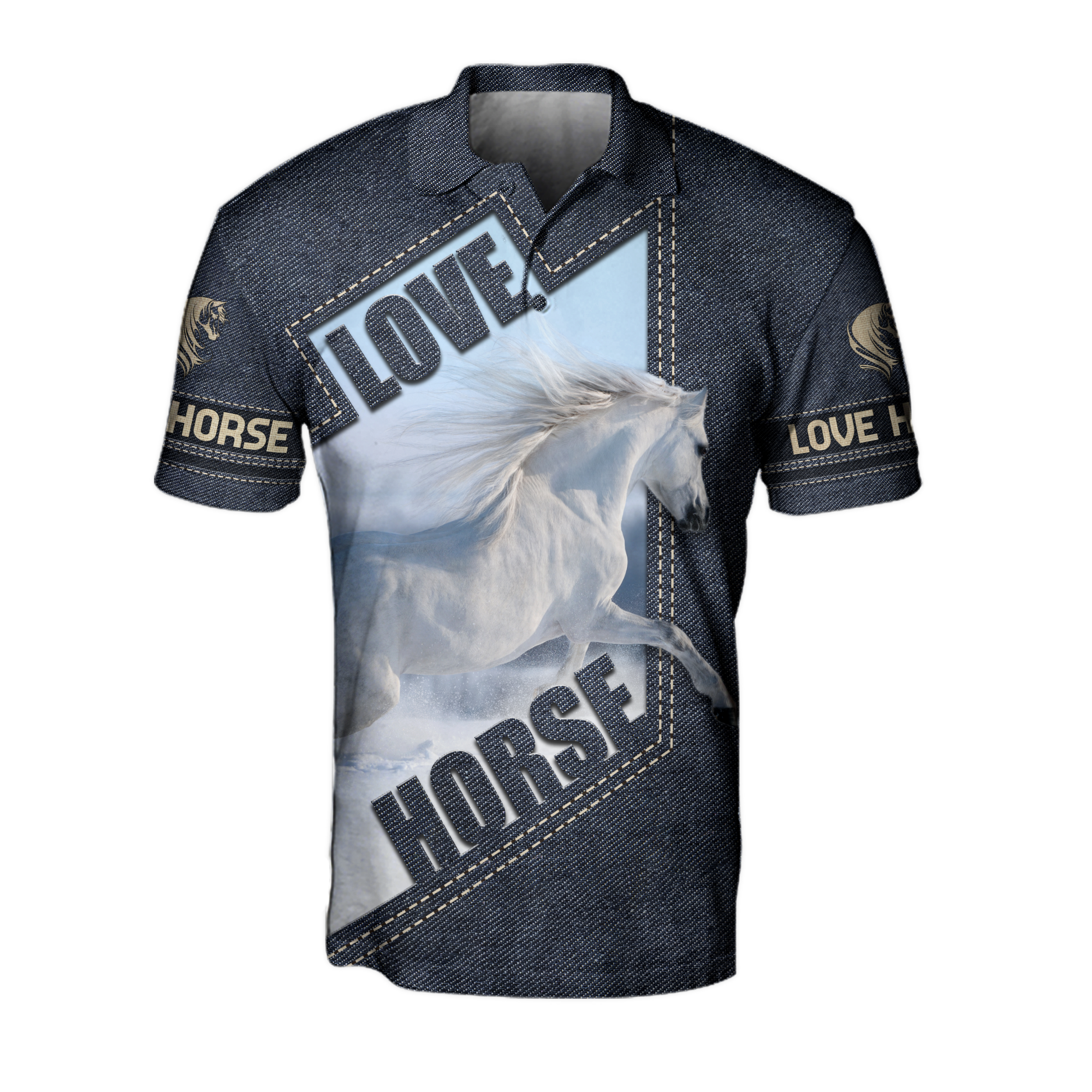 Love Horse  3D All Over Printed Shirts Pi112094XT