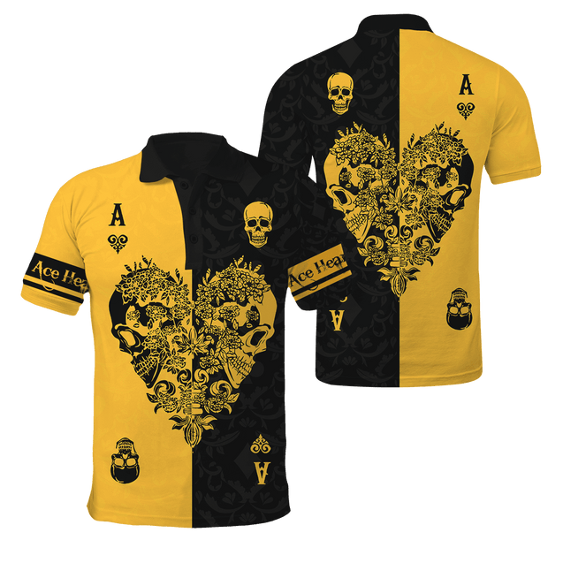 Ace Heart 3D All Over Printed Unisex Shirts