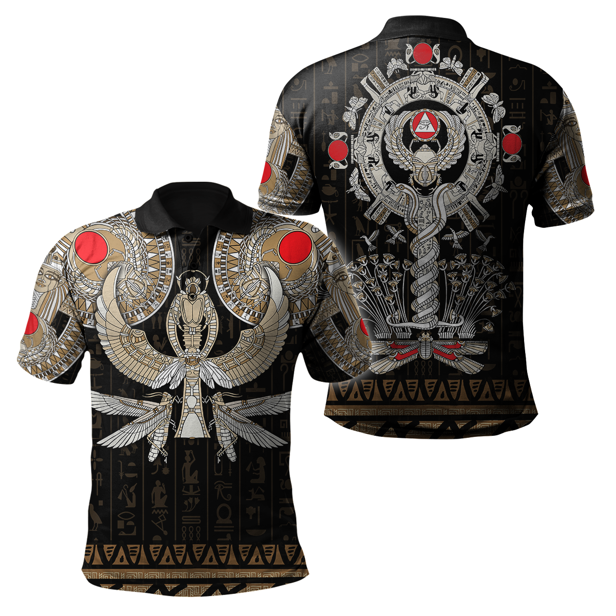 Ancient Egypt ver2 Painting Pattern 3D Tattoo Printed Shirts